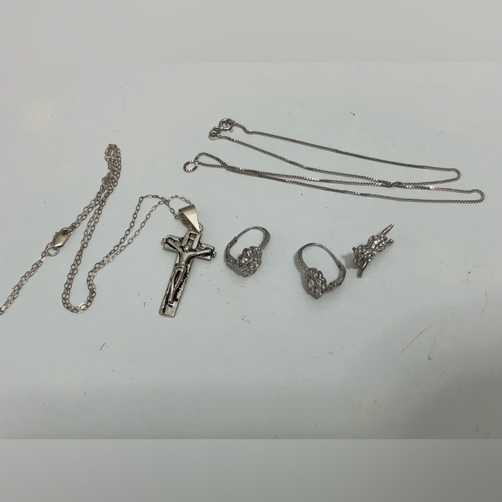 Sterling silver Lot Of Jewelry